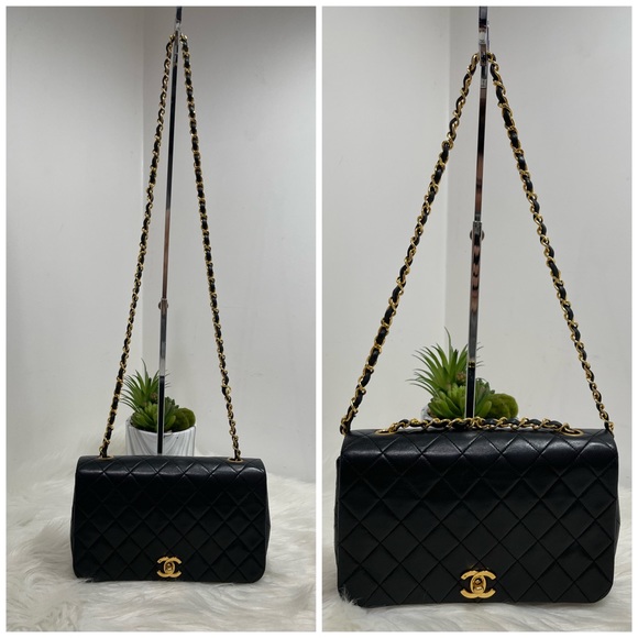 Vintage Full Flap Bag Quilted Lambskin Medium - Picture 4 of 16